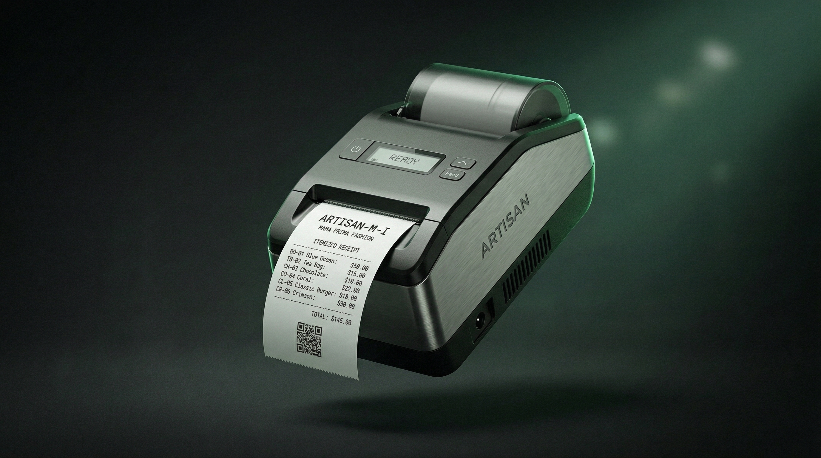 Wireless receipt printer for Pokea