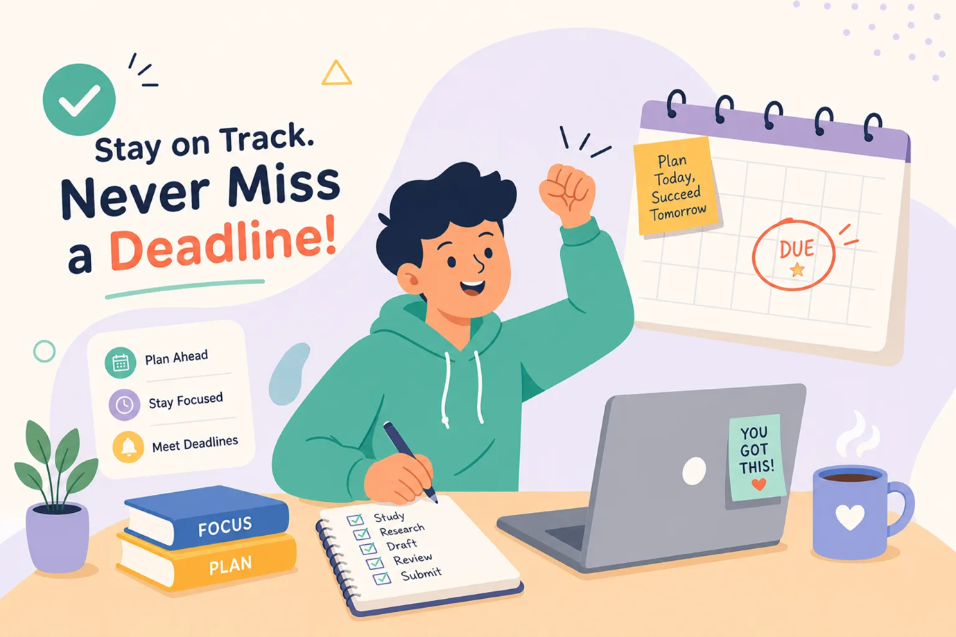 How to Never Miss Assignment Deadlines in College