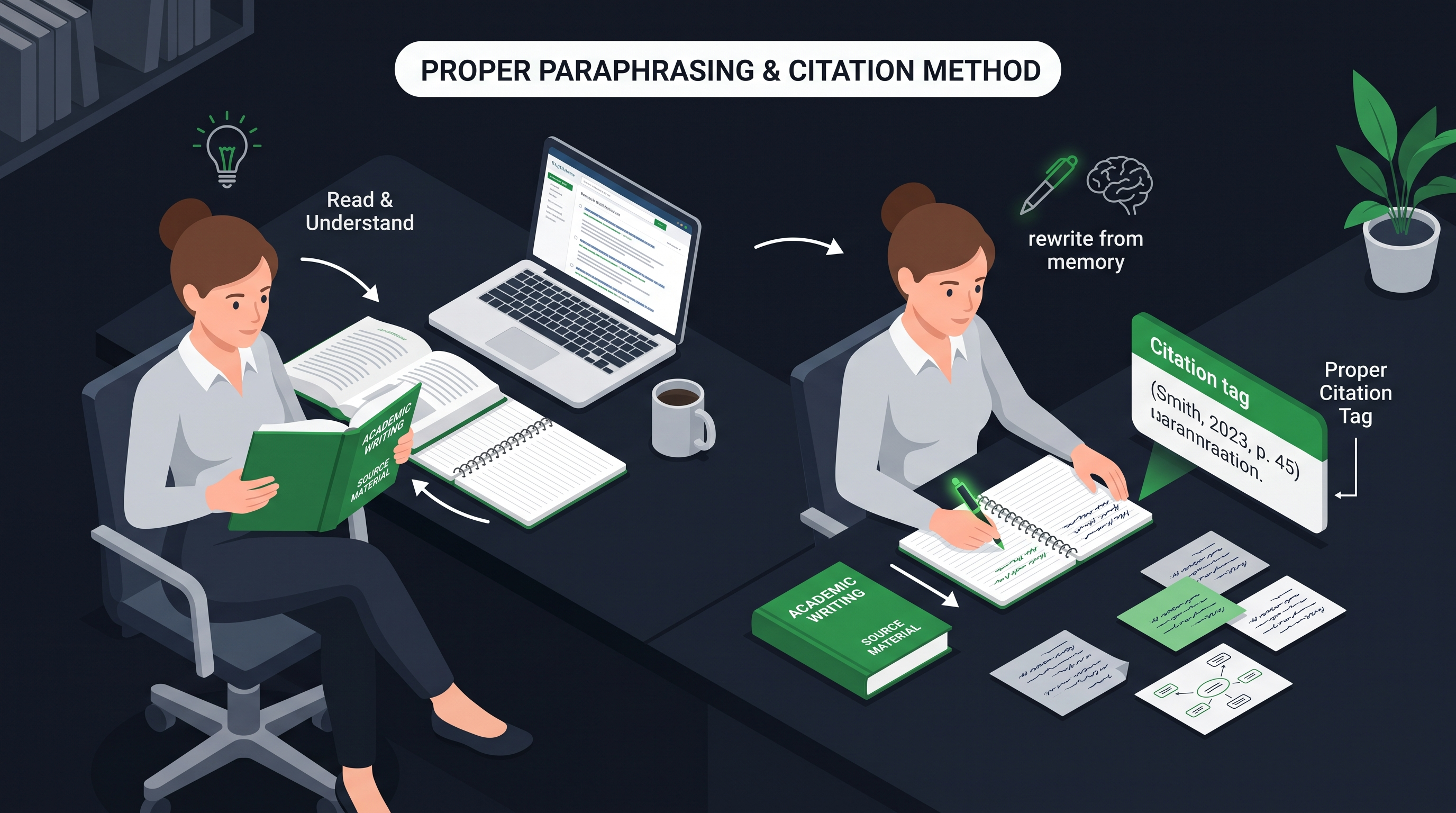 Plagiarism definition explained for college students, covering copied text, borrowed ideas, and missing citations