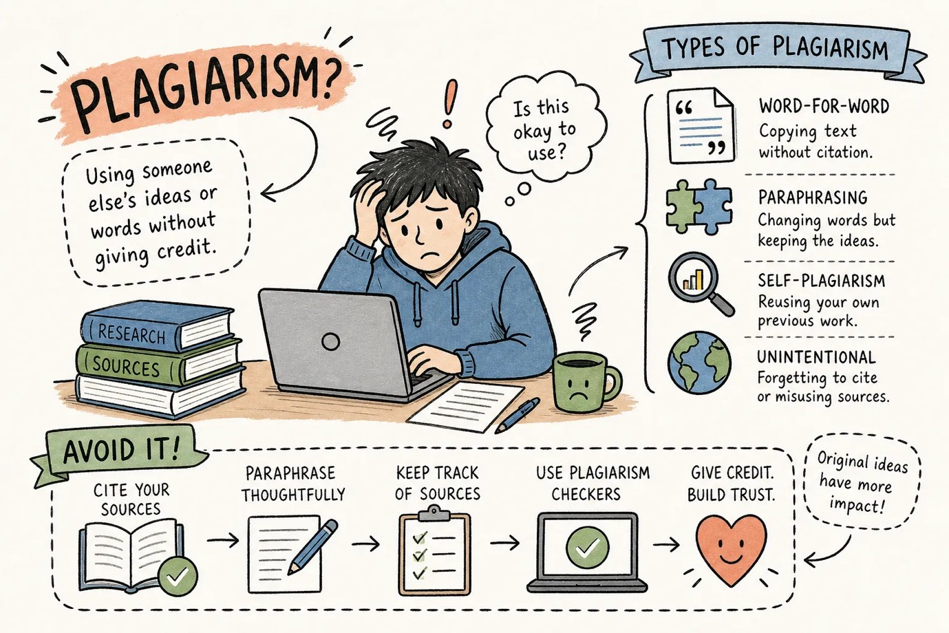 Academic Plagiarism: Definition, Types, and How to Avoid It