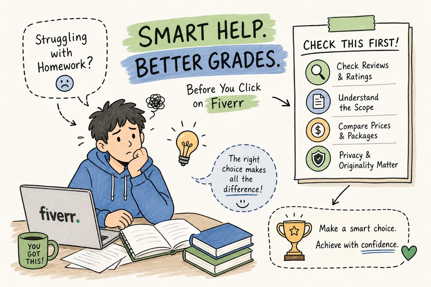 Fiverr Homework Help: What Students Should Know First