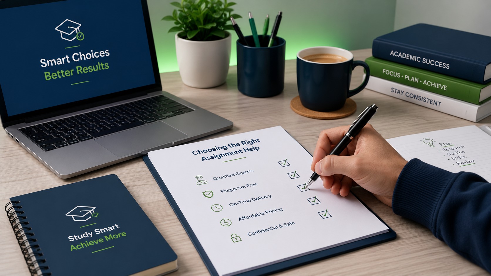 Checklist of warning signs and quality criteria for choosing affordable assignment help services