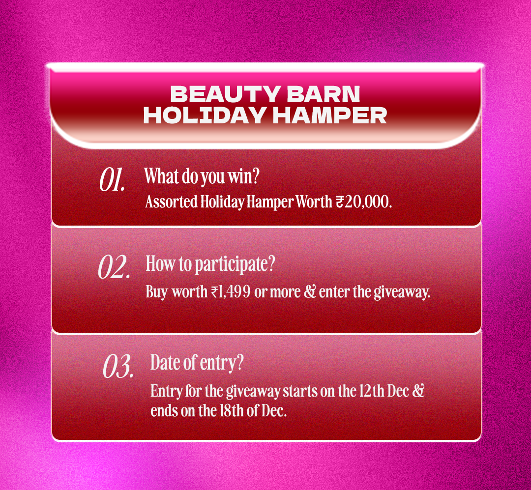 Beauty Barn Holiday Hamper Giveaway