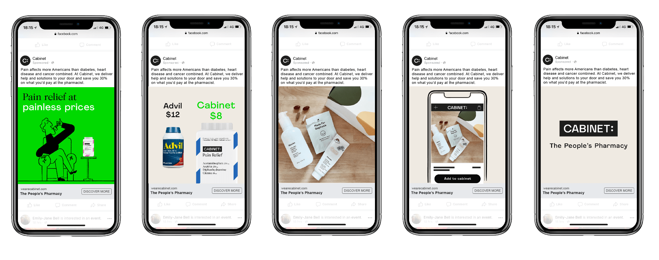 Cabinet Health — Branded Content on Phones