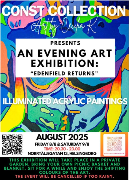 ✨An Evening Art Exhibition: “Edenfield Returns” cover