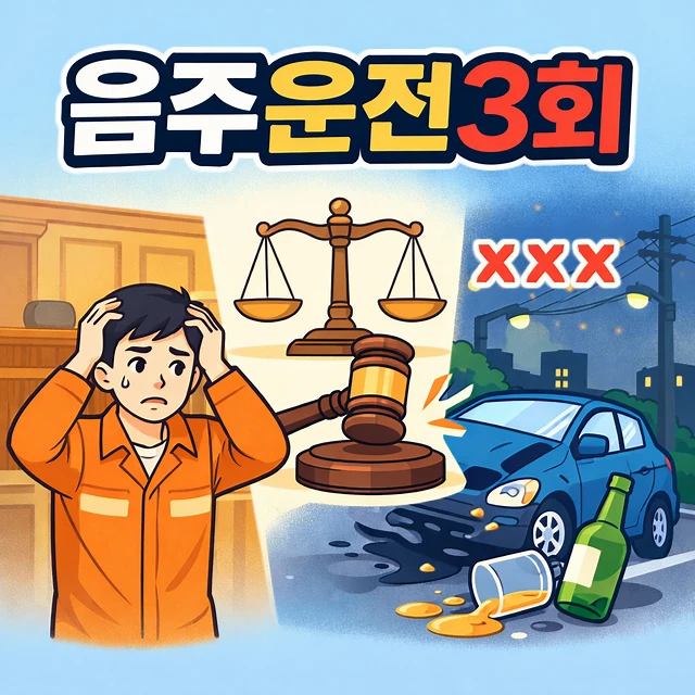 음주운전3회