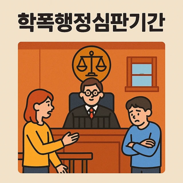 학폭행정심판기간 내 학폭행정심판청구 및 집행정지신청 방법