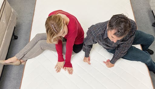 How to Test a Mattress in Store