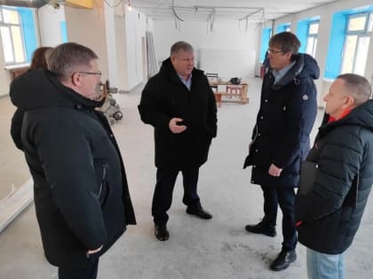 В рамках Национального проекта «Молодежь и дети» продолжается капитальный ремонт школы