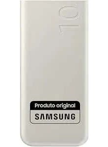 Bateria Externa SAMSUNG EB-P3400 Bege Portátil, Carga Super Rápida 25W, Duas Saídas USB-C 10000 MAH