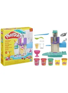 Imagem de Play-Doh, Massinha de Modelar Infantil, Sorveteria Colorida - Conjunto de Brinquedo com Acessórios e 5 Potes - A partir de 3 Anos