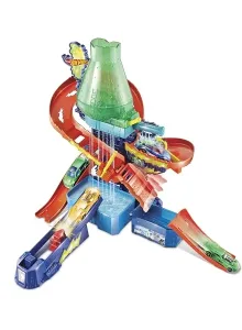 Imagem de Hot Wheels City Pista de Brinquedo Color Shifters Laboratório Científico para crianças a partir de 4 anos