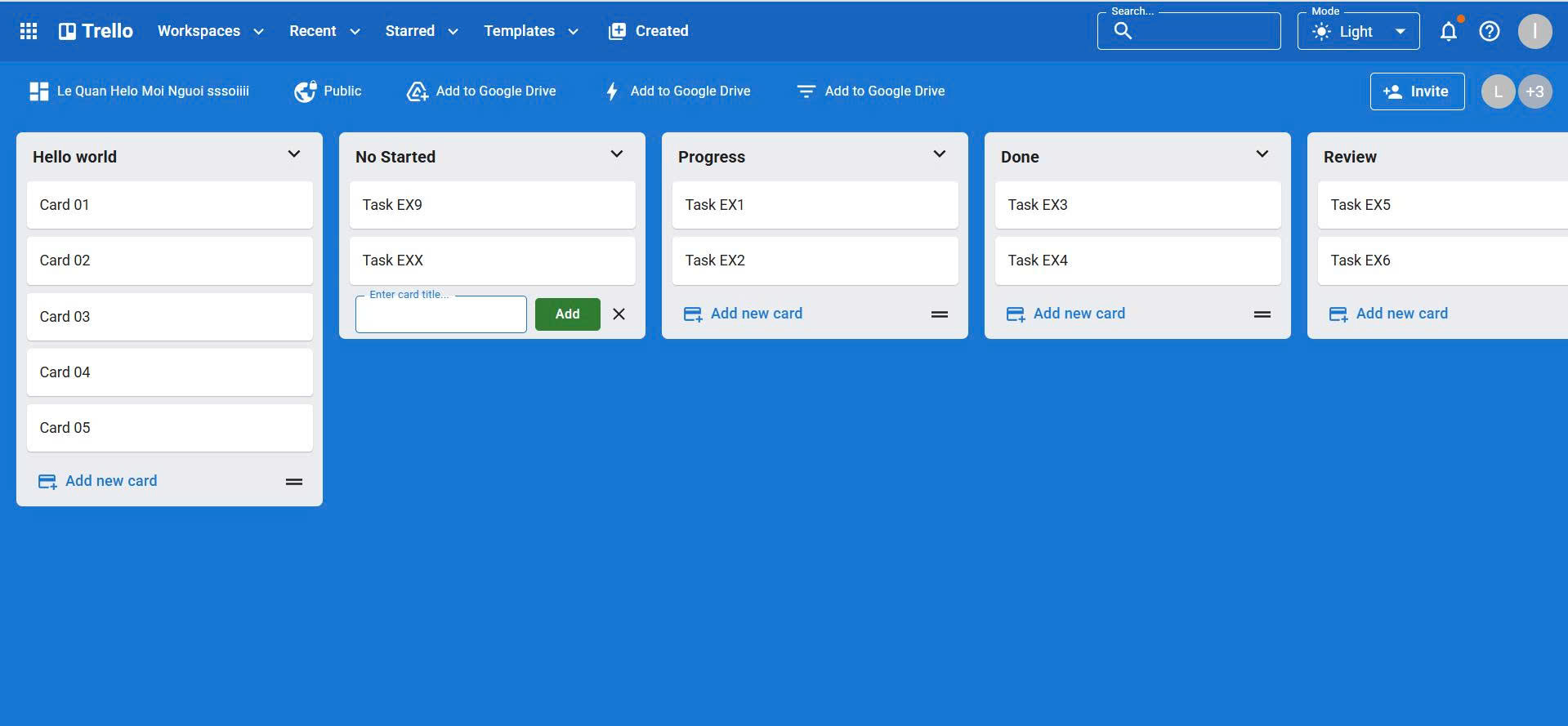 Dragging Trello App