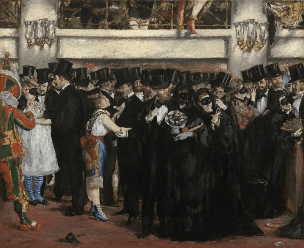 Masked Ball at the Opera, 1873, Édouard Manet