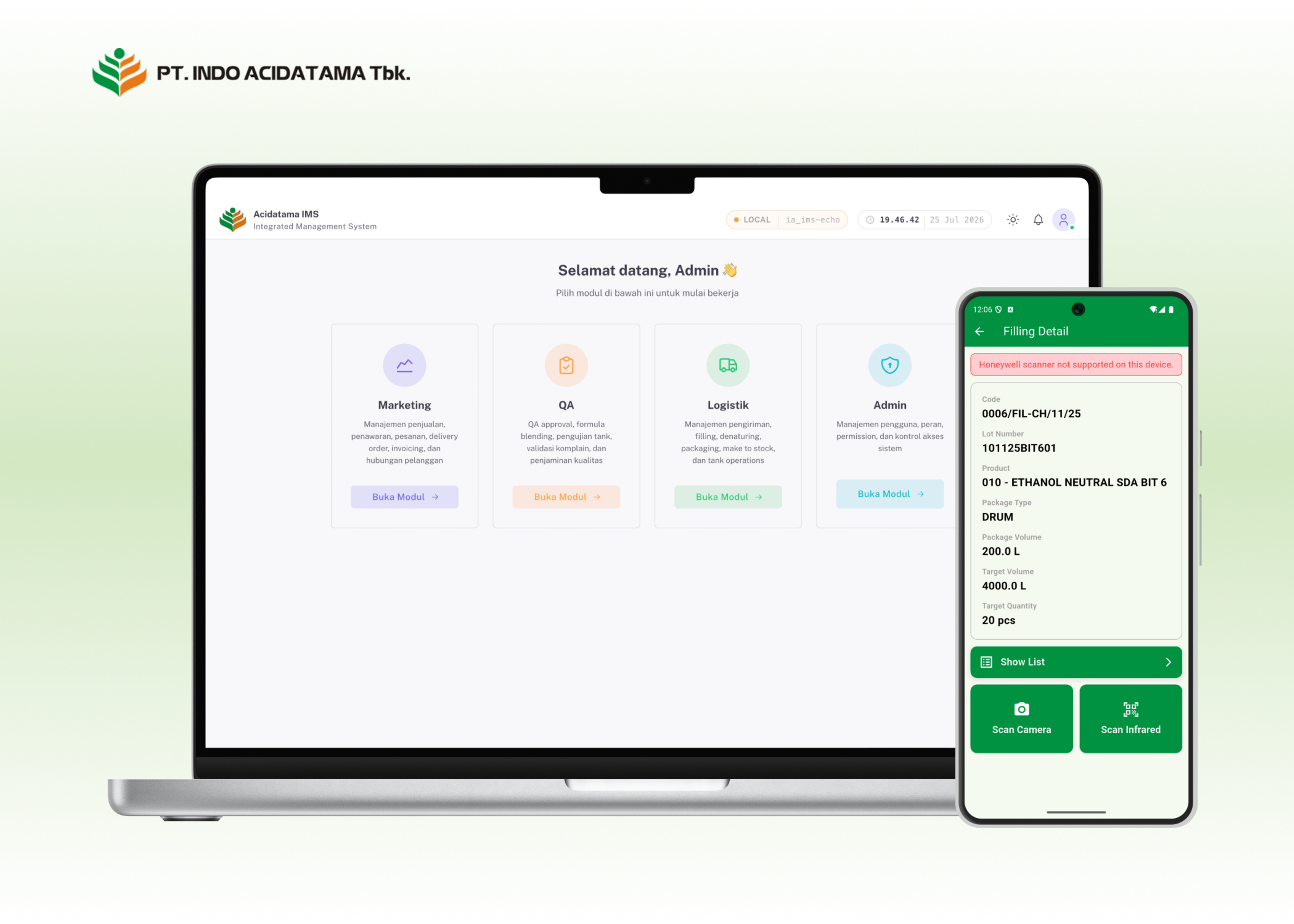 Integrated Marketing System — PT Indo Acidatama Tbk
