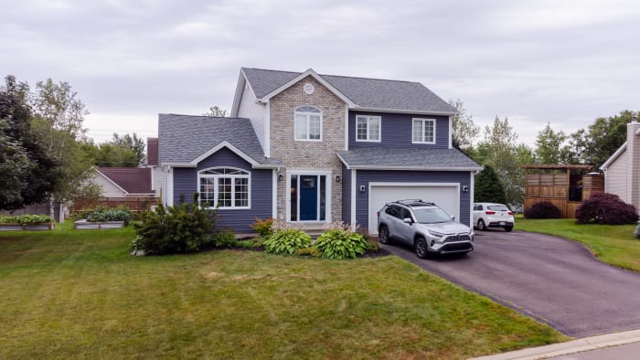 Cyr St home in Dieppe after new siding