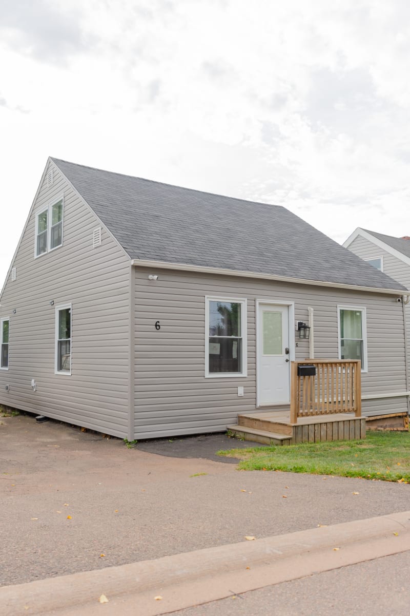 Siding replacement project on Tower St in Dieppe