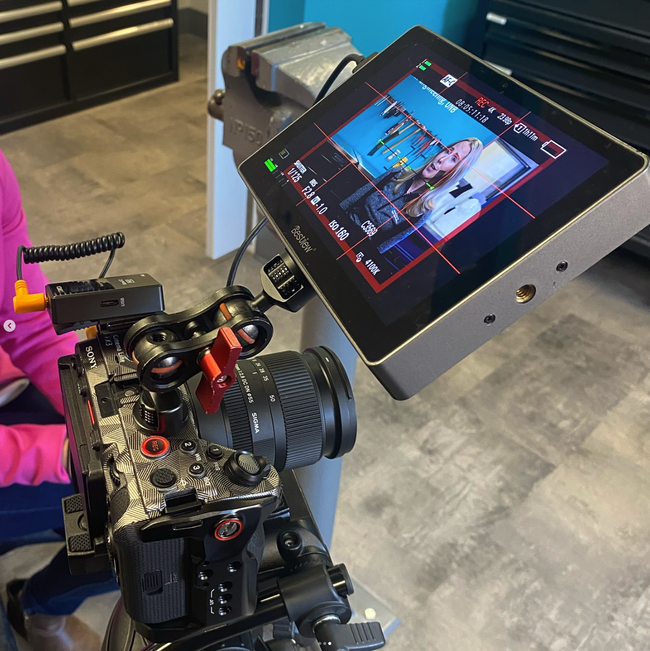 LIF Media broadcast crew on location in Fredericton, New Brunswick for the TSN feature on the first amputee to compete at a Canadian national curling event