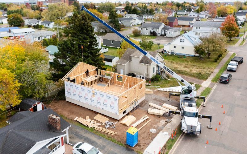 New home framing project in Moncton NB