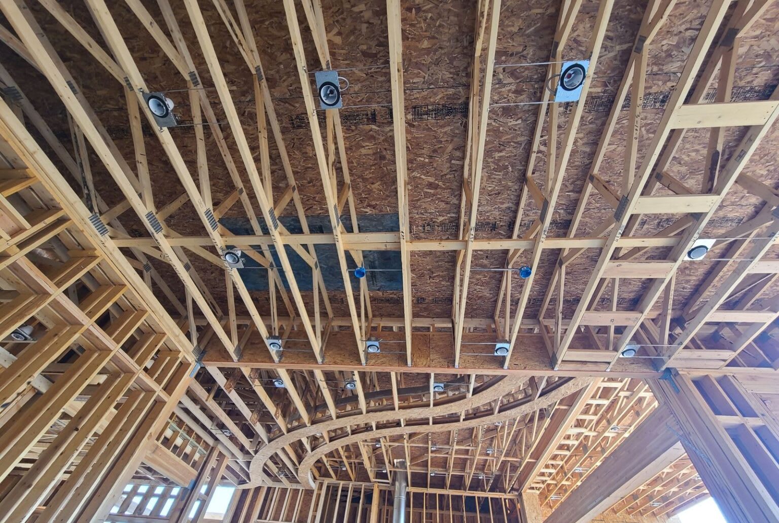 Framing and electrical rough-in