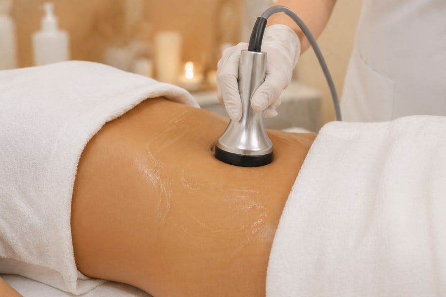 Cavitation ultrasound treatment San Diego Sculpt and Glow