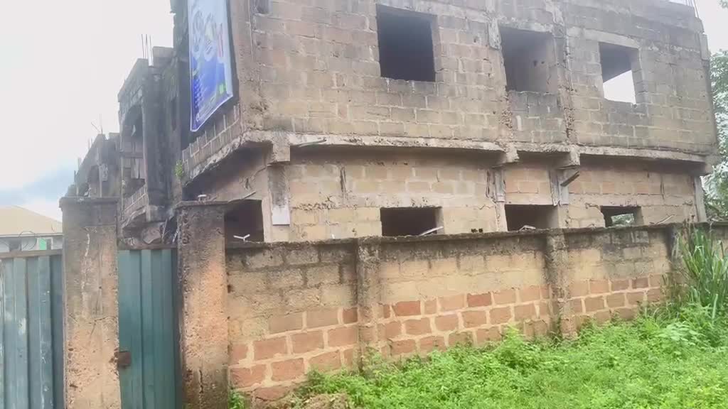 Uncompleted Hostel Structure with 8-Room Bungalow - Ifite-Awka in Ifite-Awka Anambra state