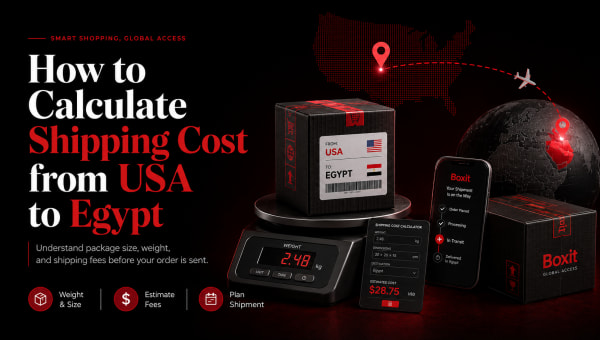How to Calculate Shipping Cost from USA to Egypt