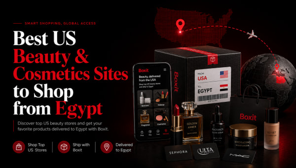 Best US Beauty & Cosmetics Sites to Shop from Egypt