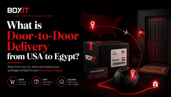 What is Door-to-Door Delivery from USA to Egypt?