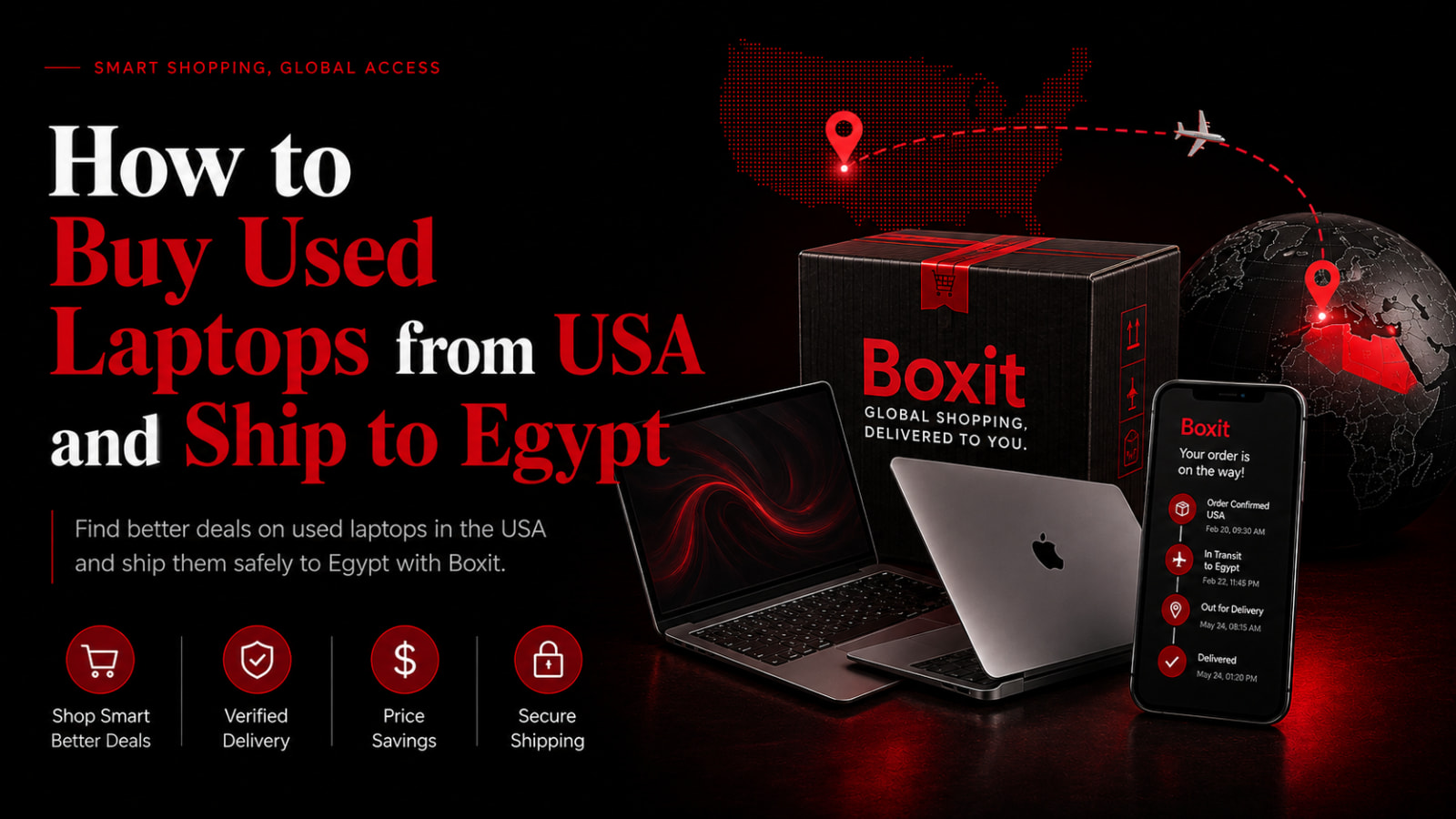 How to Buy Used Laptops from USA and Ship to Egypt
