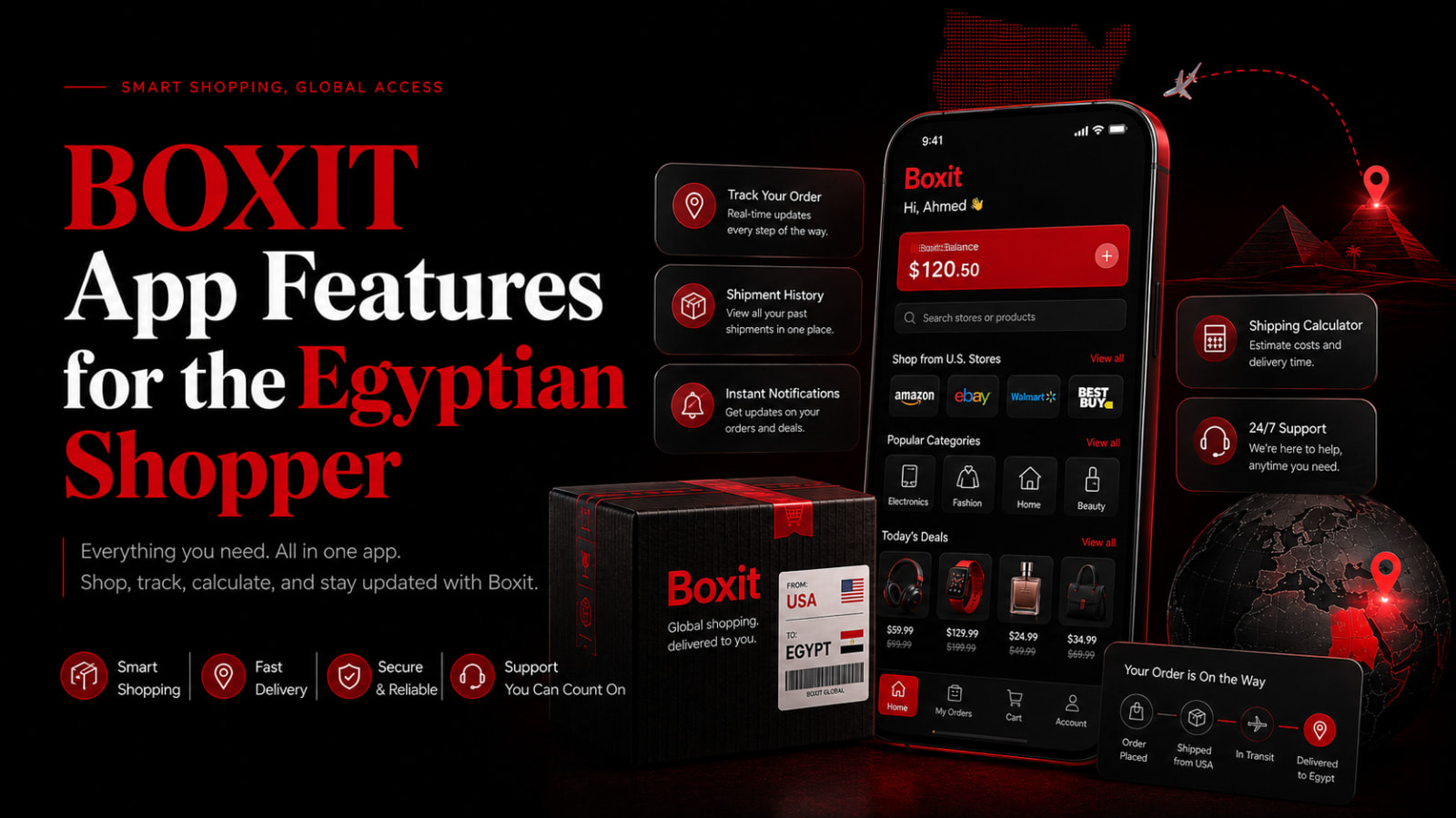 BOXIT App Features for the Egyptian Shopper