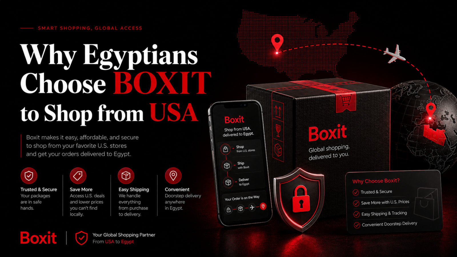 Why Egyptians Choose BOXIT to Shop from USA