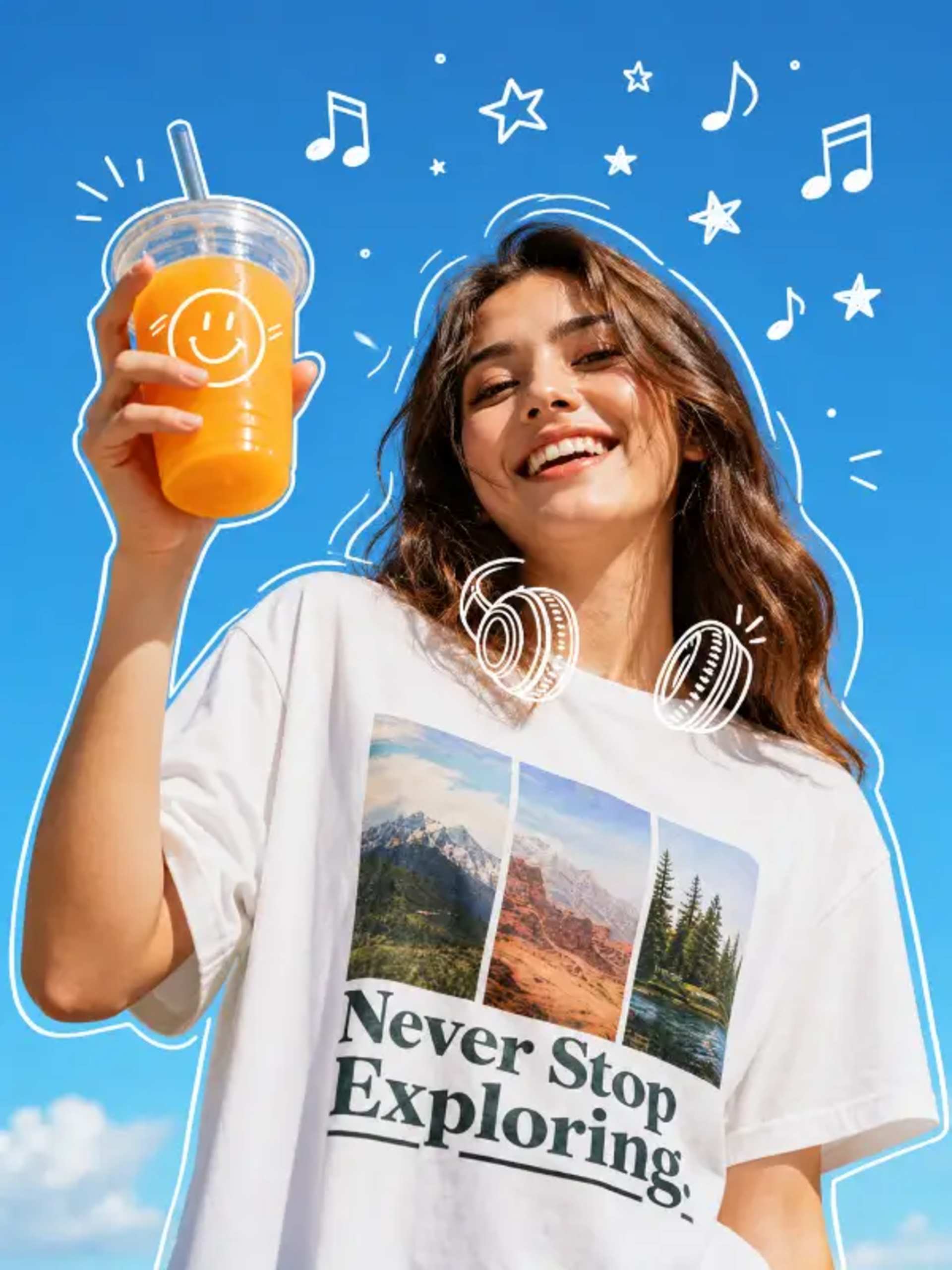 Trendy Gen-Z Summer Lifestyle Image Creator - AI Prompt by Prompts Hub Trendy Gen-Z Summer Lifestyle Image Creator prompt - Gen-Z lifestyle, summer aesthetic, AI image generation, Instagram ad, Pinterest poster, collage art, digital fashion, prompt engineering