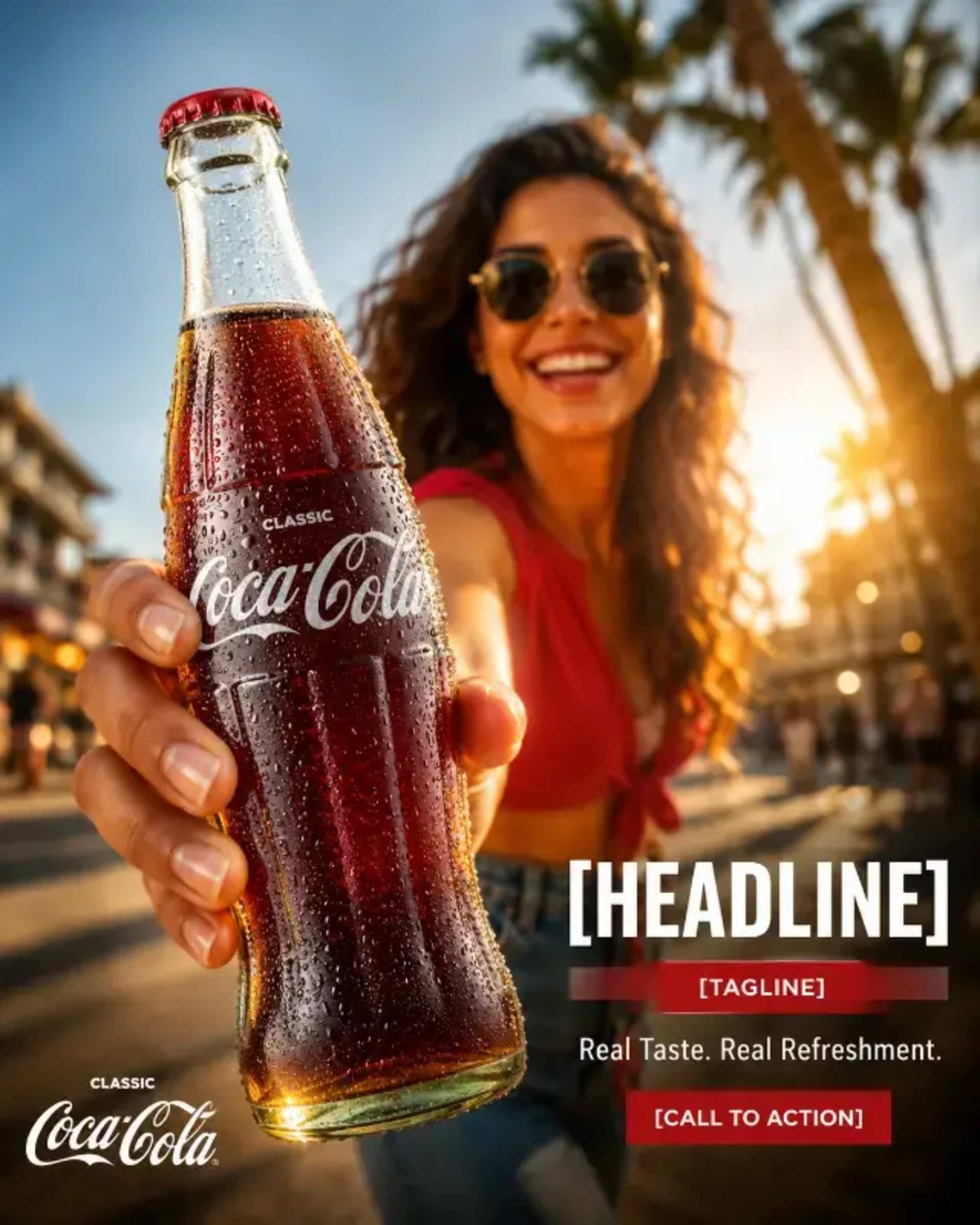 Ultra-Realistic Beverage Ad Generator with 100% Product Fidelity - AI Prompt by Prompts Hub Ultra-Realistic Beverage Ad Generator with 100% Product Fidelity prompt - beverage advertising, product photography, lifestyle marketing, photorealistic ads, brand consistency, packaging fidelity, wide-angle photography, commercial visuals