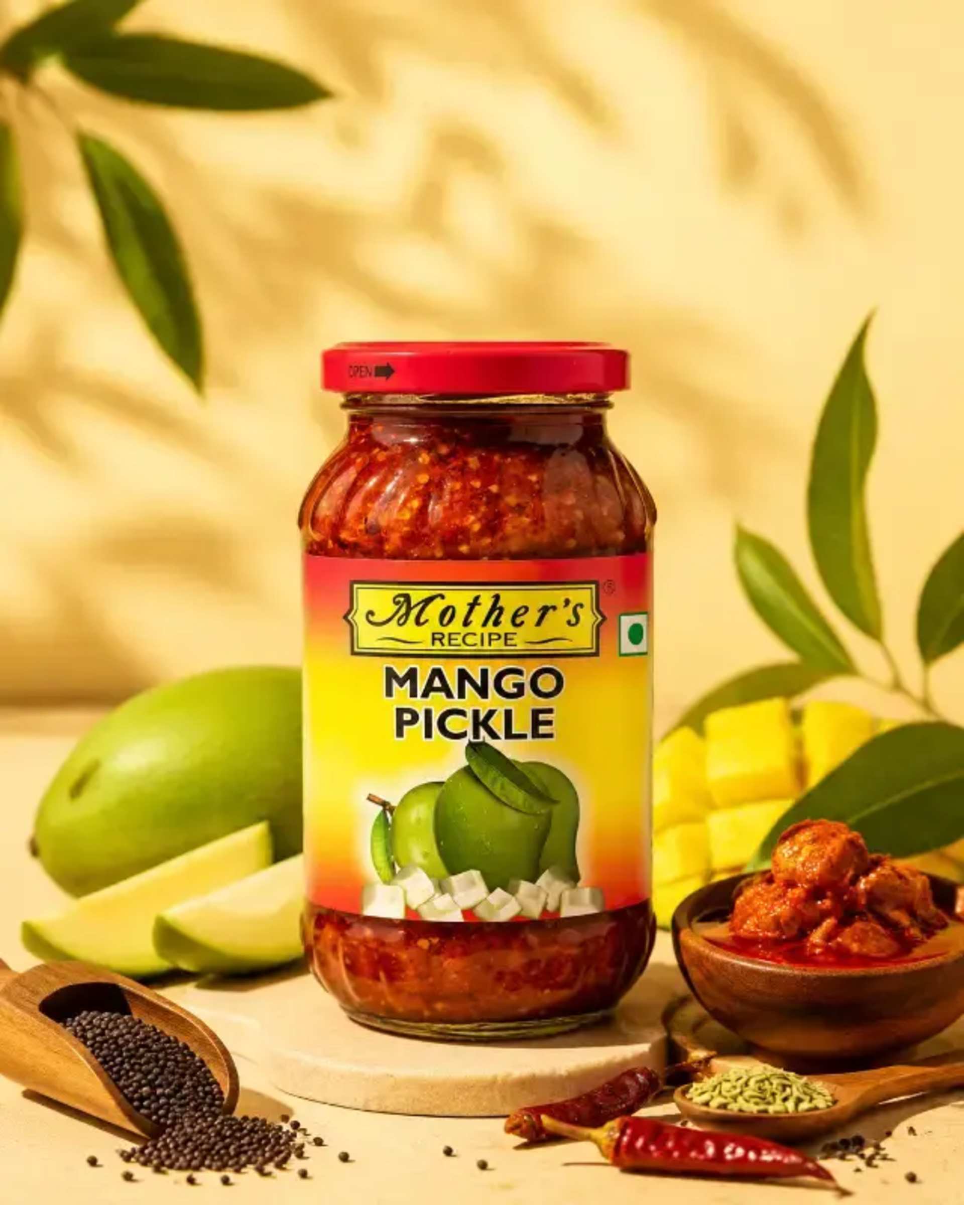 Pickle Ad: Product-Based Visuals prompt - food advertisement, product photography, FMCG ad, luxury food, commercial photography, AI image generation, product styling, marketing visuals