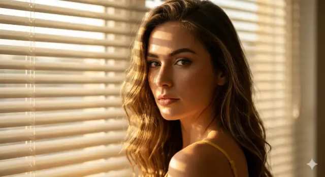 Women photoshoot for sunset  AI prompt