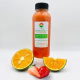 Nước ép cam dâu phía trước