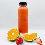 Ly nước ép cam dâu