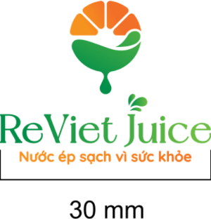 KÍCH THƯỚC TỐI THIỂU CỦA LOGO ReViet Juice