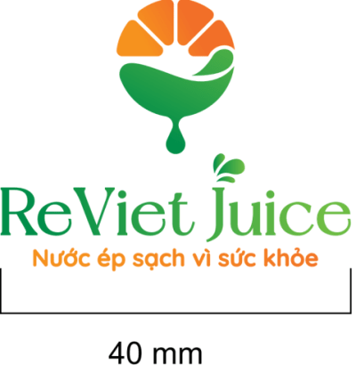 KÍCH THƯỚC TỐI THIỂU CỦA LOGO ReViet Juice