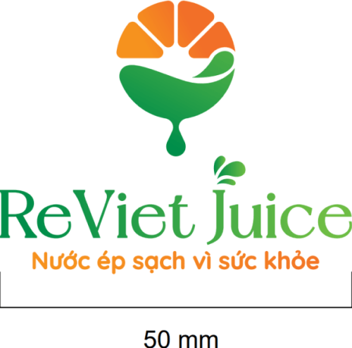 KÍCH THƯỚC TỐI THIỂU CỦA LOGO ReViet Juice