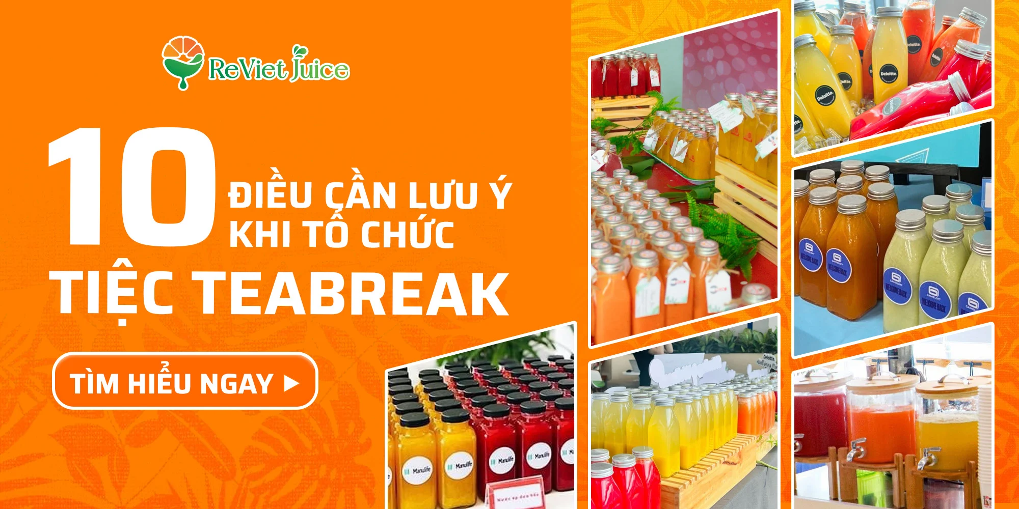 10 điều cần lưu ý khi tổ chức tiệc teabreak HCM