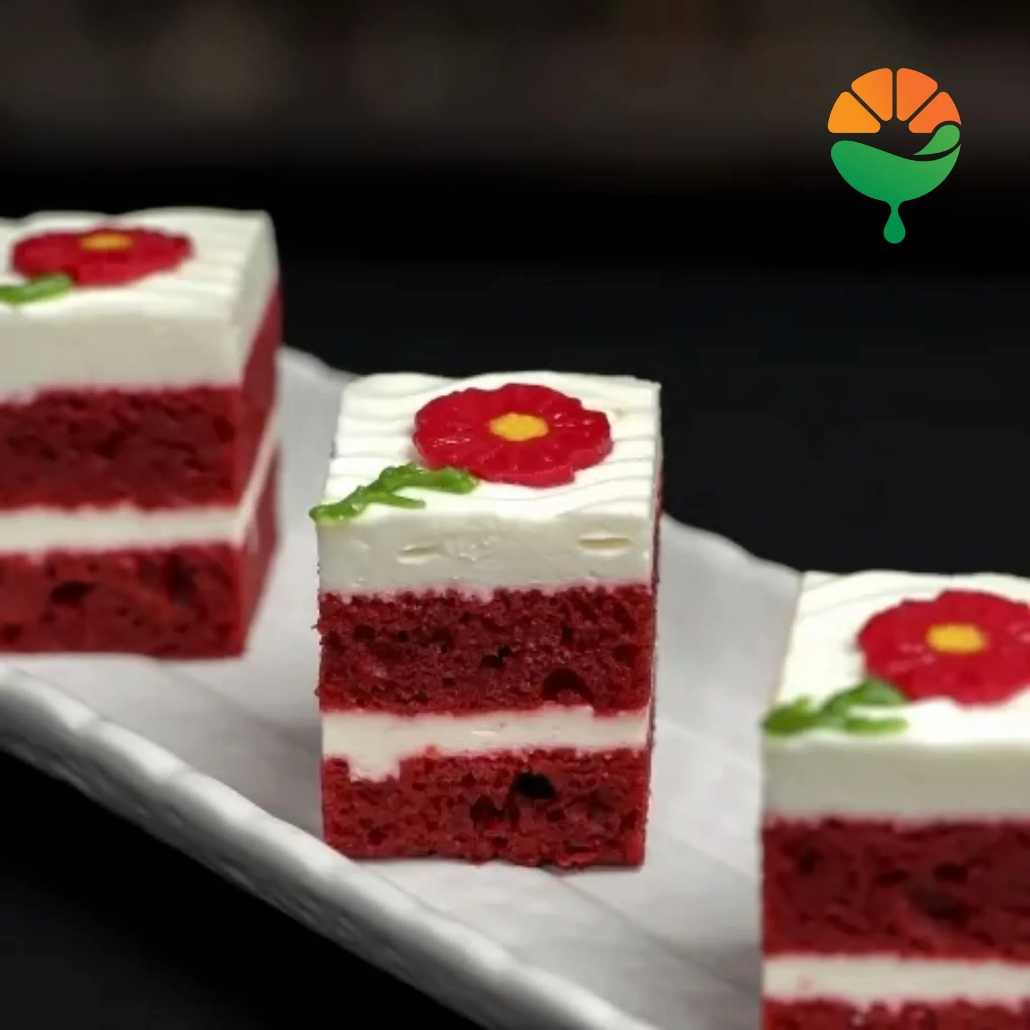 Bánh Red Velvet cho bữa tiệc teabreak Bánh Red Velvet cho bữa tiệc teabreak