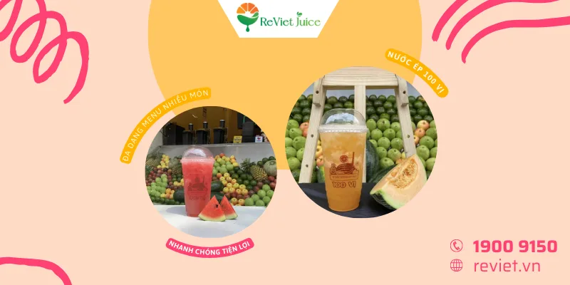 Nước ép 100 vị