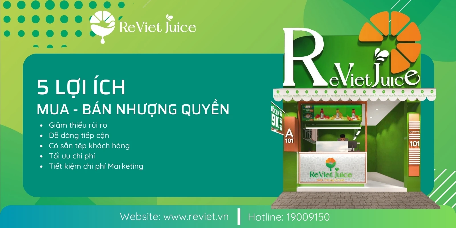 5 lợi ích của mua - bán nhượng quyền