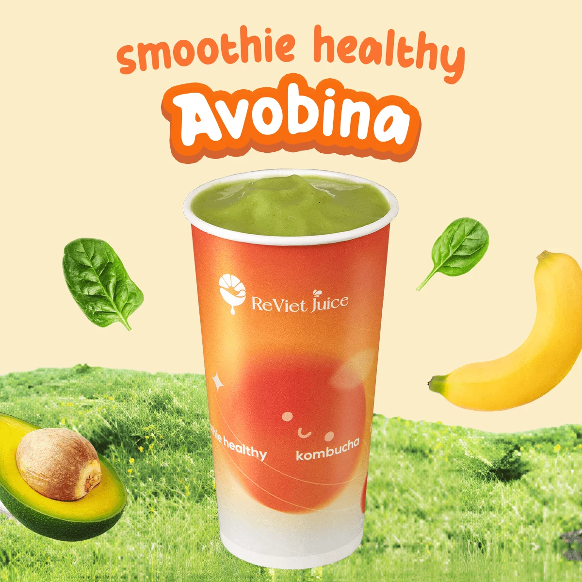 Avobina: Bơ - Chuối - Bó Xôi
