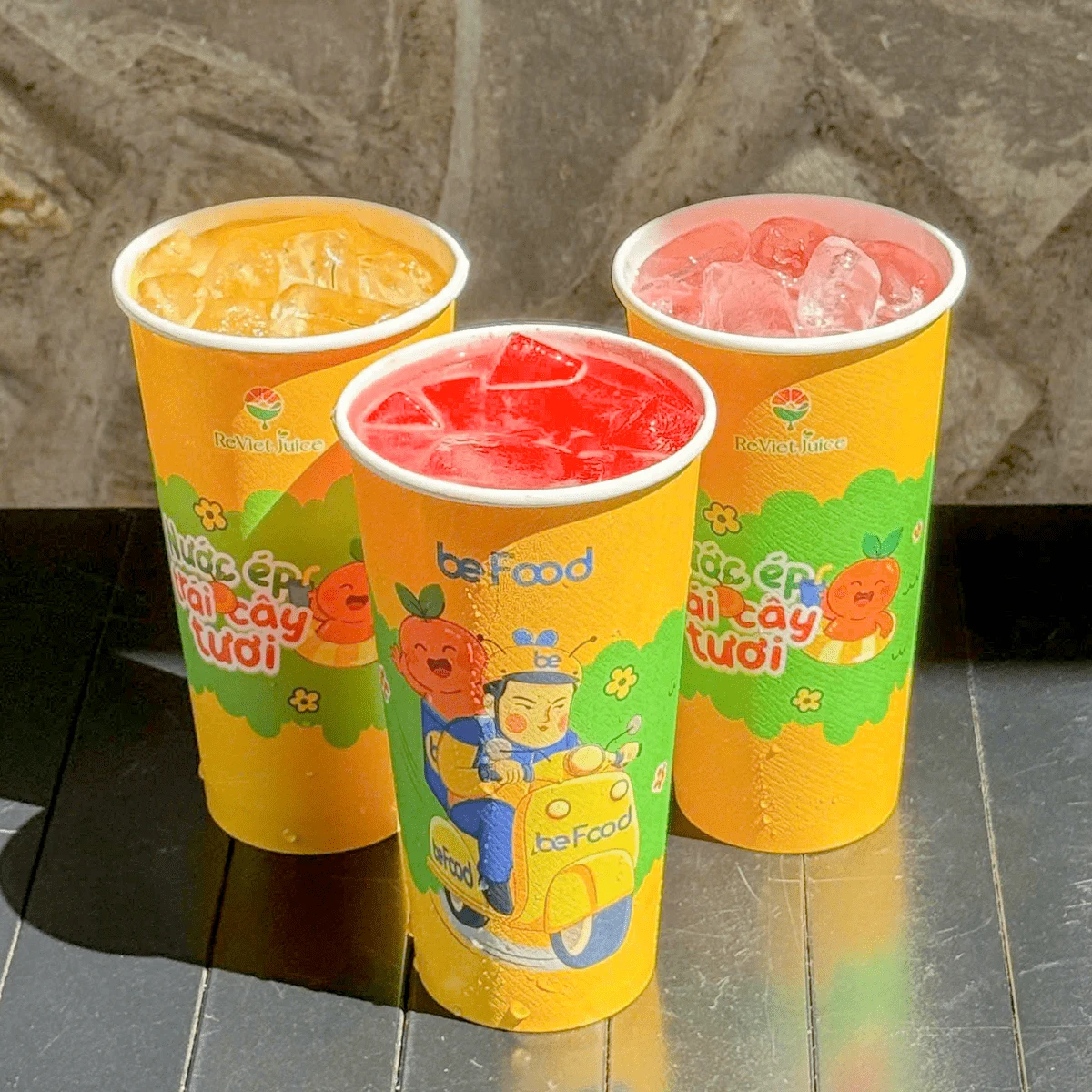 Nước ép ReViet hợp tác với BeFood Nước ép ReViet hợp tác với BeFood