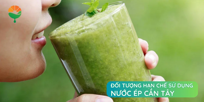 Đối tượng nên tránh sử dụng nước ép cần tây Đối tượng nên tránh sử dụng nước ép cần tây