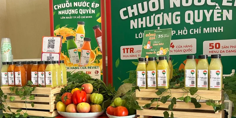 Chuỗi nước ép lớn nhất TPHCM