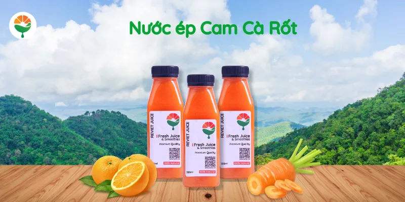 Nước Ép Cam Cà Rốt